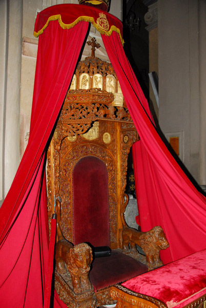 Throne of Haile Selassie, Holy Trinity Cathedral
