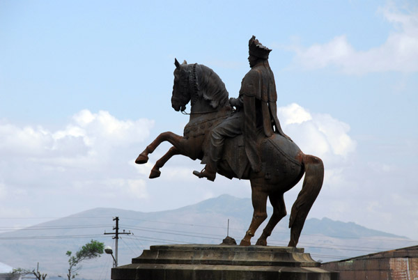 Equestrian statue of Emperor Menelik II (1844-1913) Addis Ababa