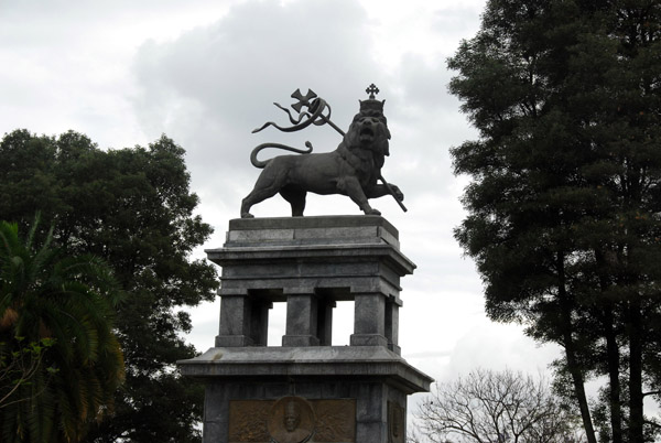 Traditional Lion of Judah Monument, Churchill Avenue, Addis Ababa