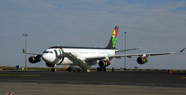Afriquiah (Libya) Airbus A340 (5A-ONE) at Addis Ababa