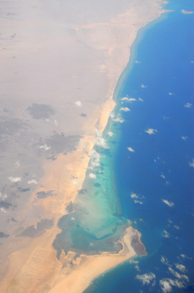 Red Sea coast of Djibouti to the Eritrea border