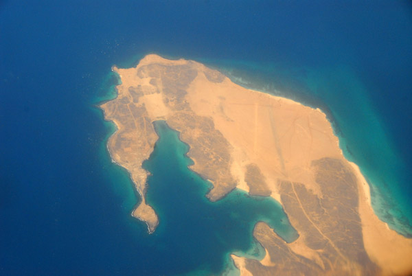 Perim Island, Ye Strait of Mandeb at the southern entrance to the Red Sea
