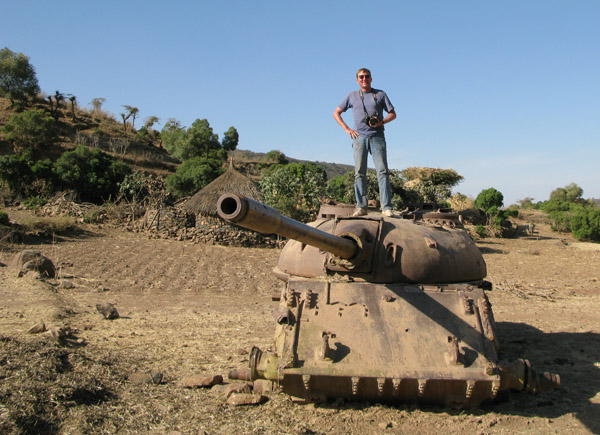 Me on top of a T-55