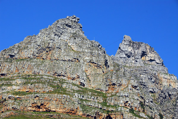 Table Mountain with upper cable car station