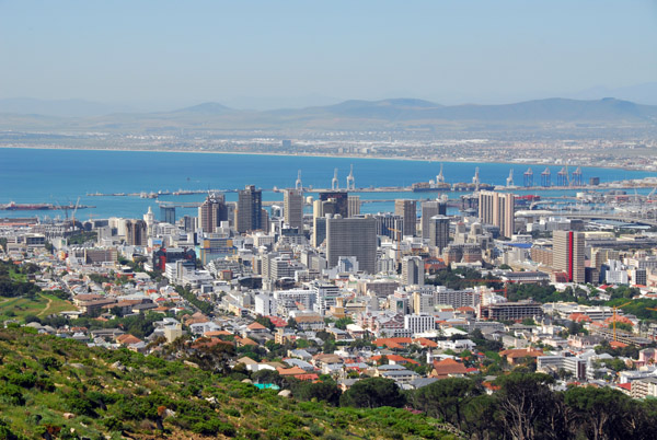 City Bowl from Signal Hill Road, Cape Town