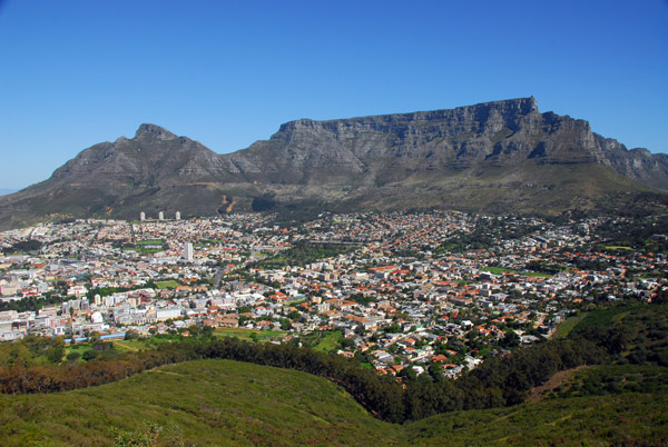 Table Mountain and Devil's Peak from Signal HIll