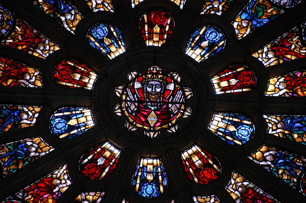 Southern rose window, St. Georges Cathedral, Cape Town