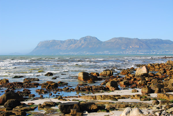 False Bay and Cape Peninsula from Muizenberg