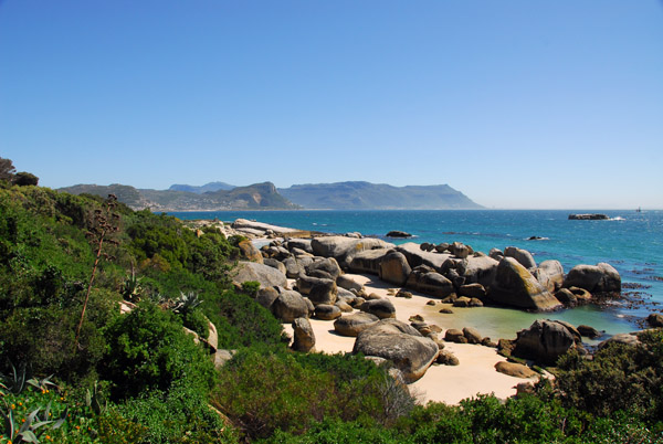 Hiking to the southern part of Boulders Beach