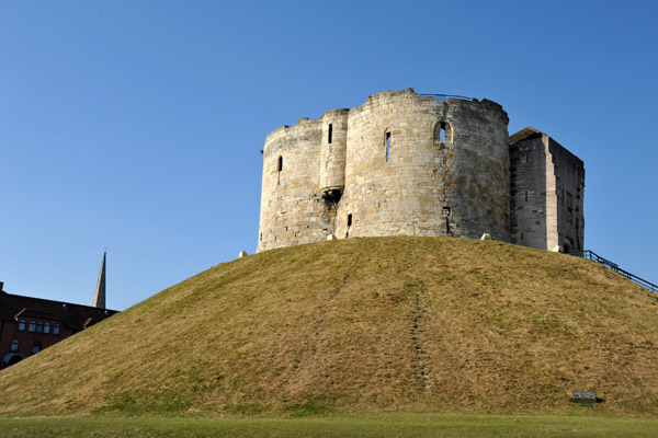 York Castle's motte (raised mound) dates from 1068