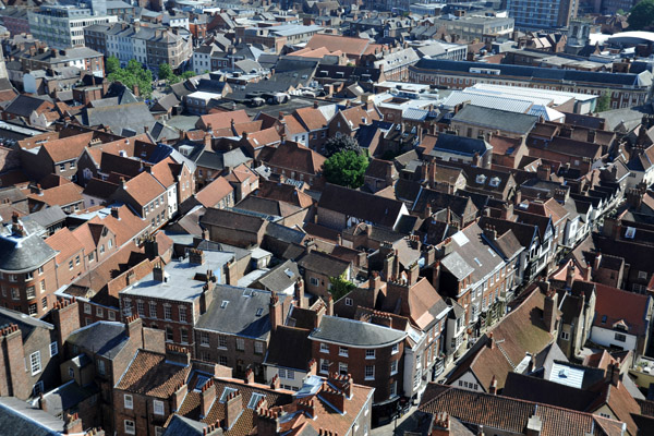 Stonegate from York Minster