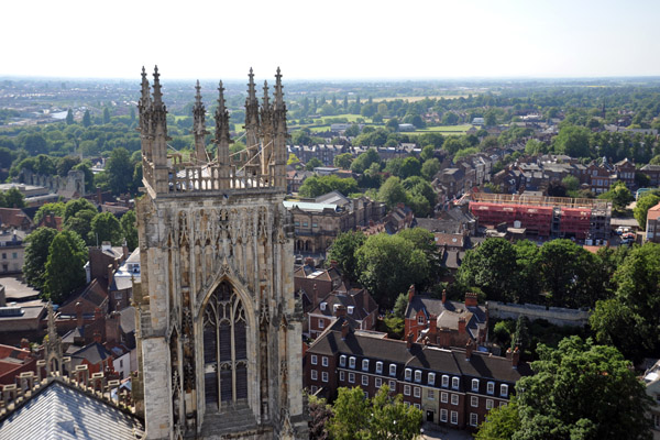 View west from York Minster