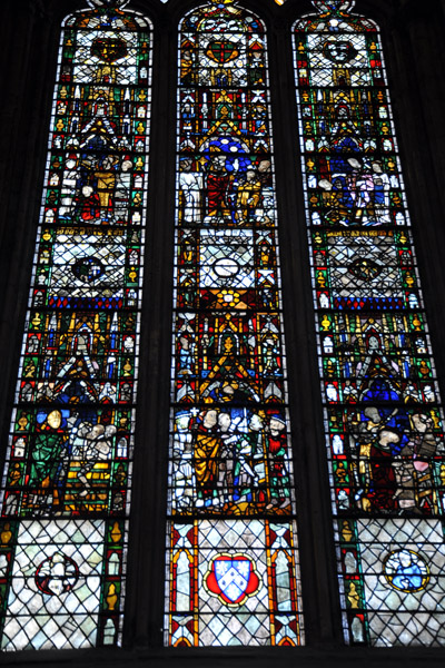 Stained glass window, York Minster