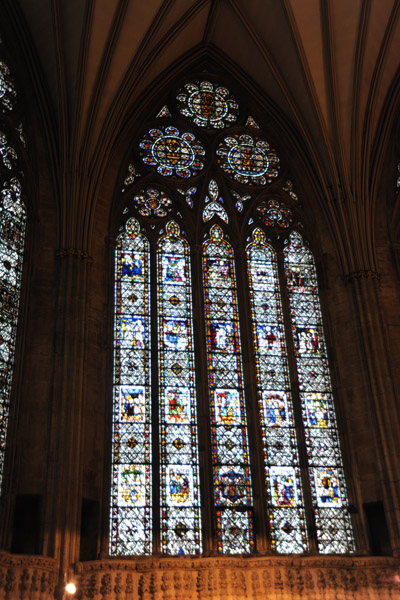 Stained glass, York Minster