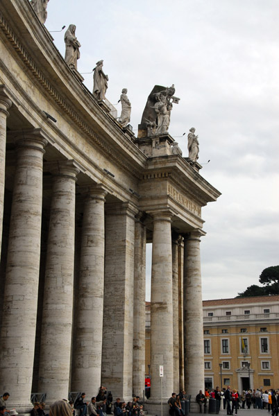 Bernini's colonnade, St. Peter's Square