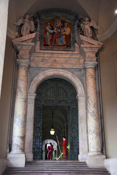 Monumental entrance to the Scala Regia, Vatican City