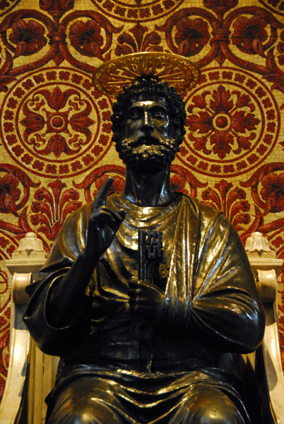 Bronze statue of St. Peter (5th or 13th C.)