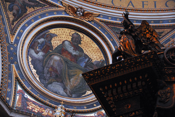 Mosaic of St. Luke the Evangelist, St. Peter's Basilica