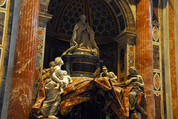Monument to Pope Alexander VII (1655-1667) by Bernini, 1678