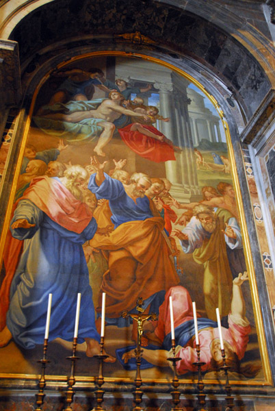 The Punishment of the Couple Ananias and Saphira, from the original painting Cristoforo Roncalli 