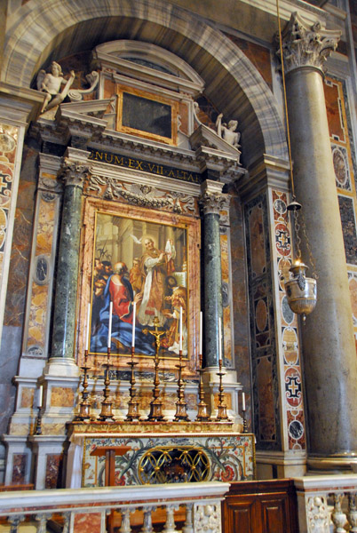 Altar of St. Gregory the Great, famous for Gregorian Chant