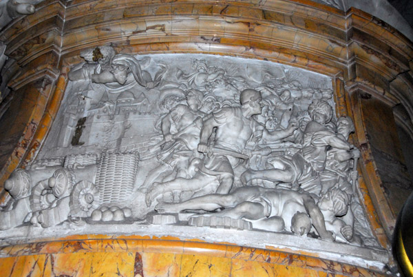 Central relief from the Monument to Pope Innocent XI (1676-1689) showing victory over the Turks in Vienna, 1683
