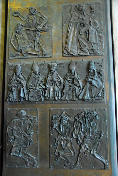 Bronze panel from the Door of Good and Evil, St. Peter's