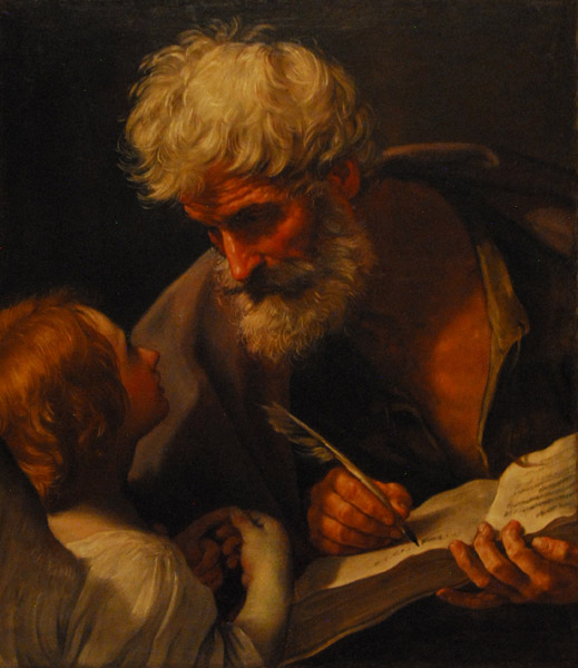 St. Matthew and the Angel (S. Mateo Evangelista) Guido Reni