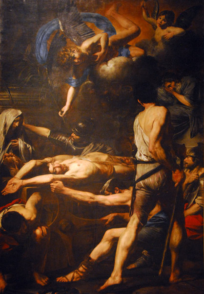 Martyrdom of St. Processo and St. Martiniano - Jean Valentin de Boulogne, 1629