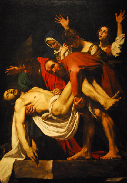 Deposition from the Cross (La Deposizione dalla Croce) Caravaggio, ca 1600, Vatican Museum