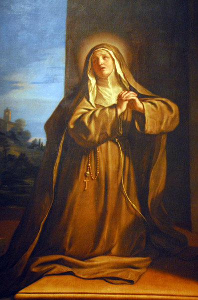 St. Margarita da Cortona -  Il Guercino (Francesco Barbieri) 17th C.