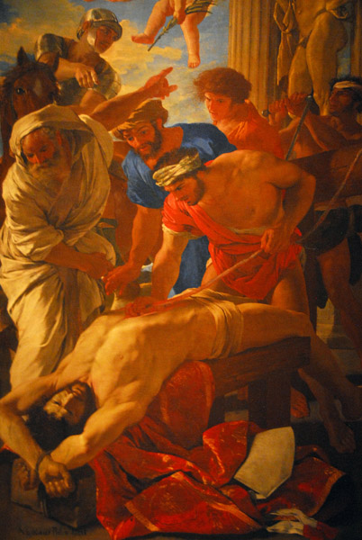 Martyrdom of St. Erasmus - Nicolas Poussin, ca 1628