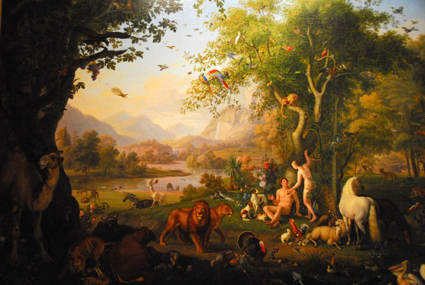 Adam and Eve in the Garden of Eden - Wenzel Peter