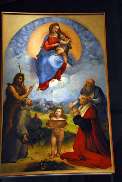Madonna of Foligno altarpiece - Rafael, ca 1511