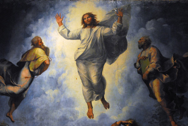 Detail of Rafael's Transfiguration (upper)