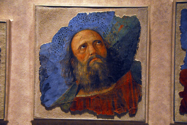 Head of an Apostle fresco - Melozzo da Forli'