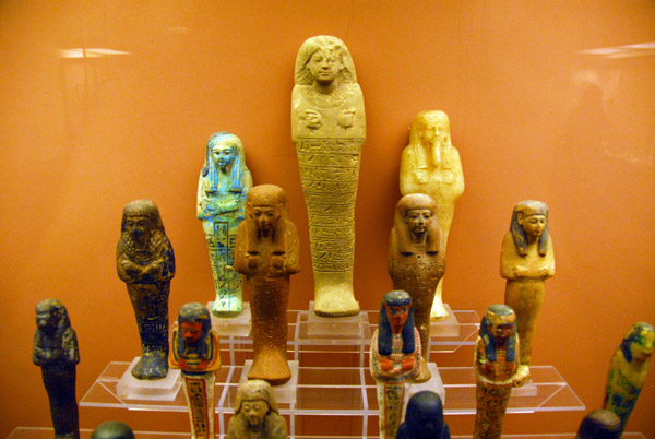 Various Ushabti (funerary figurines) of the New Kingdom, 1450-1000 BC