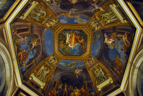 Ceiling of the Sala della Muse, ca 1780, Museo Pio-Clementino