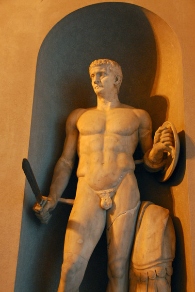 Emperor Claudius as Ares, god of war (41-54 AD)