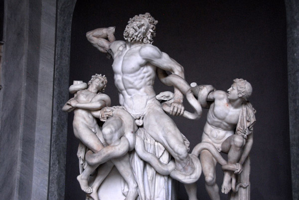 As punishment, Laocoön and His Sons were killed by a snake sent by the gods supporting the Greeks