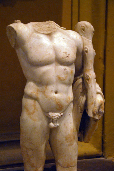 Torso of Herakles, Roman, Museo Chiaramonti (inv 2131)