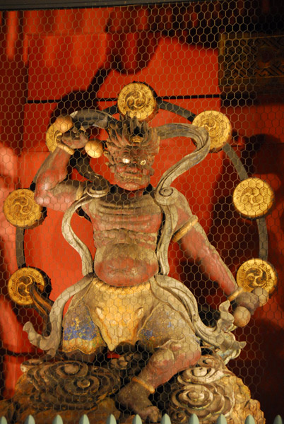 Statue of Raijin 雷神, the Shinto god of thunder