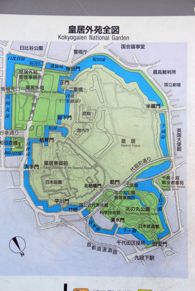 Map of the Imperial Palace