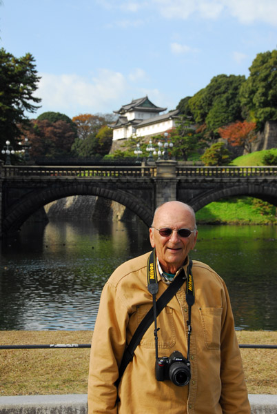 Dad at the Imperial Palace, Tokyo
