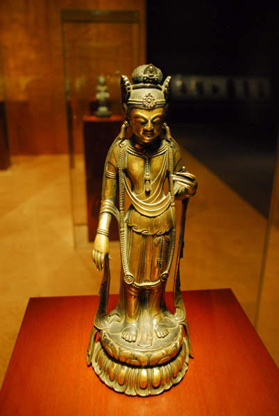 Standing Kannon Bosatsu (Avalokitesvara) Asuka Period, 7th C.