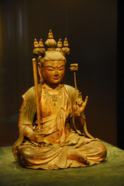 Seated Monju Bosatsu (Manjusri) Kamakura period 1273