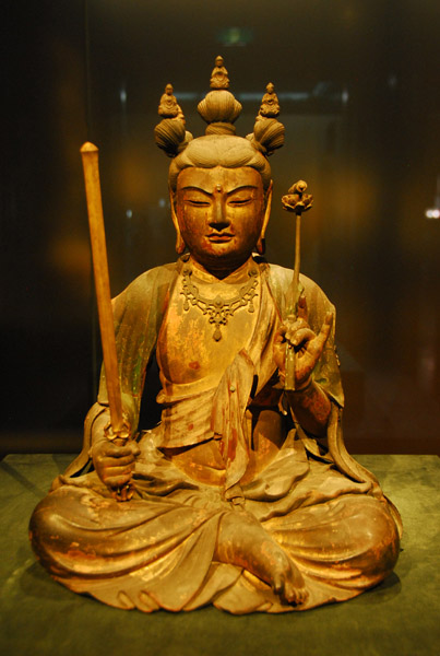Seated Monju Bosatsu (Manjusri) Kamakura period 1273