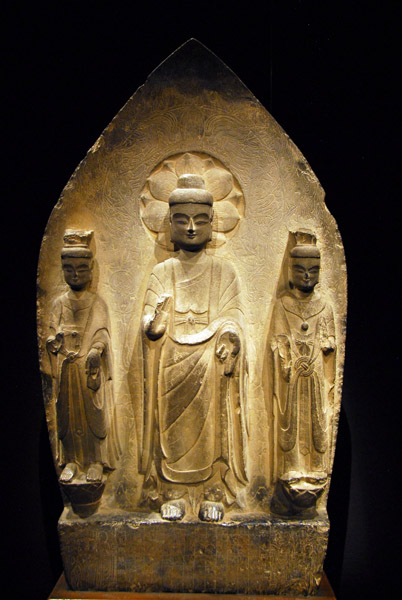 Buddha triad, Eastern Wei Dynasty, China 6th C.