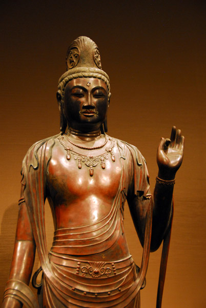 Copy of a 7-8th C. bronze Sho-kannon Bosatsu (Arya-avalokitesvara)