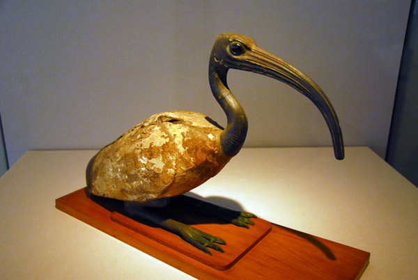 Wooden statue of Ibis, Ptolemaic period (Egypt) ca 304 BC